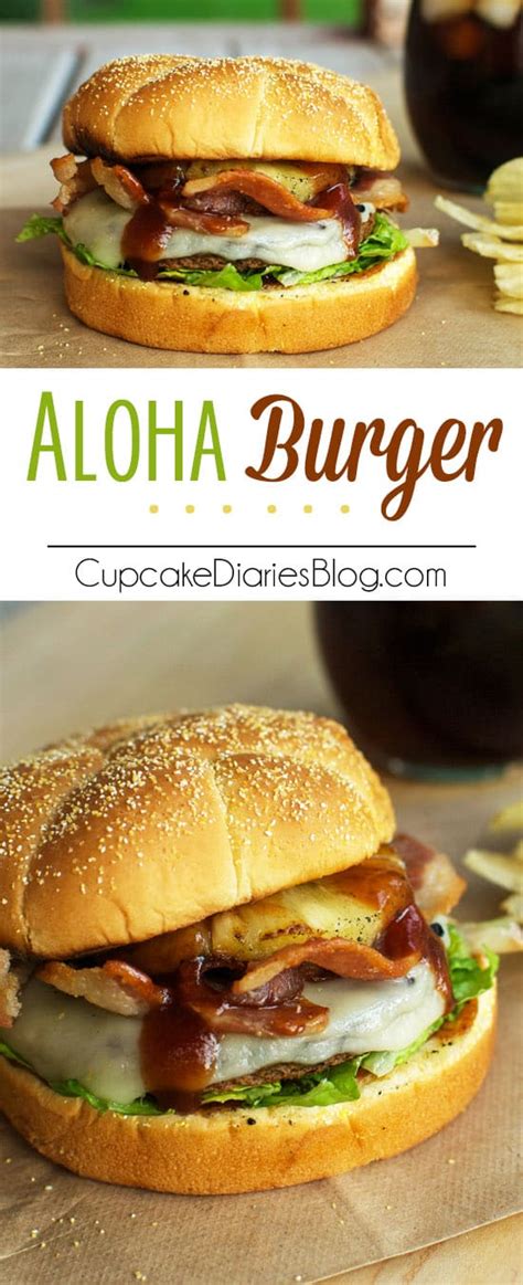 Aloha Burger - Cupcake Diaries