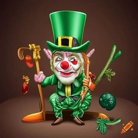 Leprechaun Clown Concept Artwork On Craiyon