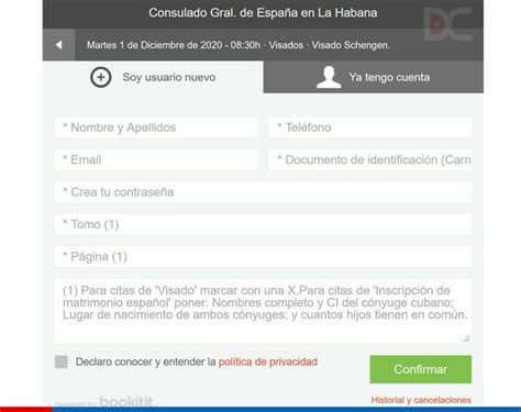 Solicite Cita Para Visado Consulado De España En La Habana