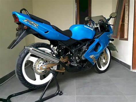 KAWASAKI NINJA 150 RR OLD ZX CBU 2004 BIRU RARE LANGKA TT BT MAHAR