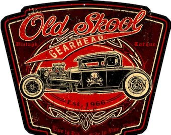 Hot Rod Cut Out Etsy