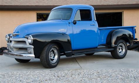 1954 Chevy Chevrolet 5 Window 3100 Shortbed Stepside Pickup Truck