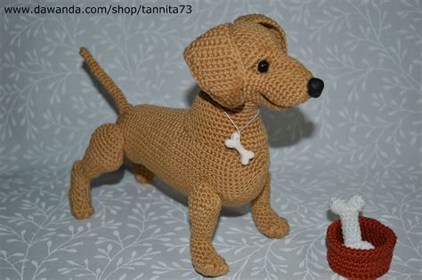 Dackel Amigurumi H Kelanleitung Etsy De