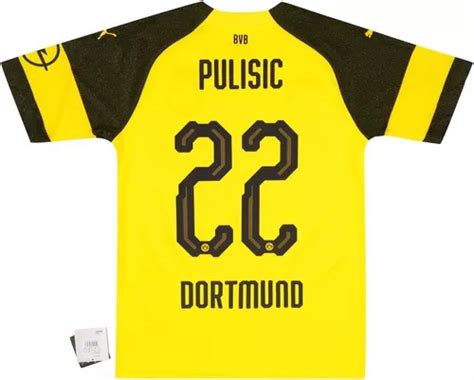 Jersey Borussia Dortmund Pulisic 22 Modelo 753310 Original Envío gratis