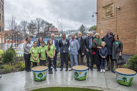 New Green Community Schoolyard Opens At Maspeth Elementary City Of