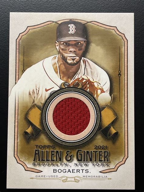 Topps Allen Ginter S Full Size Relics B Xander Bogaerts Aga Xb