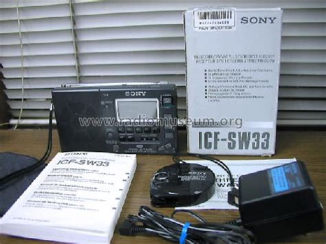 Icf Sw33 Radio Sony Corporation Tokyo Build 1997 15 Pictures