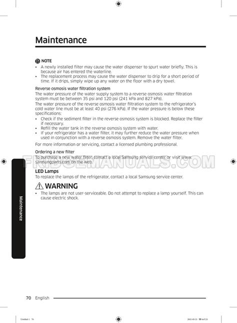 Samsung RF28R7351 French Door Refrigerator User Manual