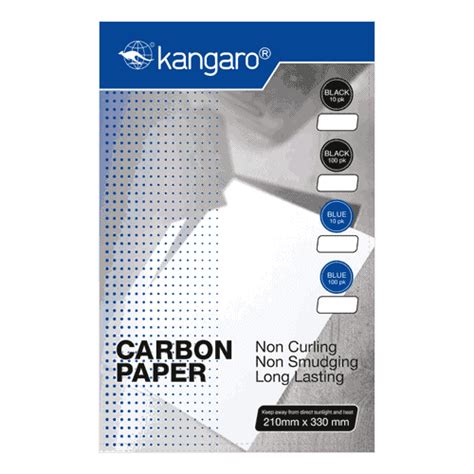 Kangaro Carbon Paper Black Blue 100 Pack Home Office Solutions 2024