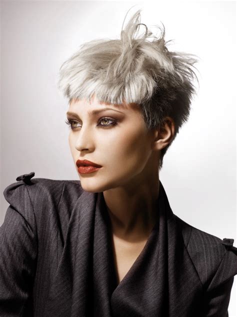 Short Haircuts For Silver Hair