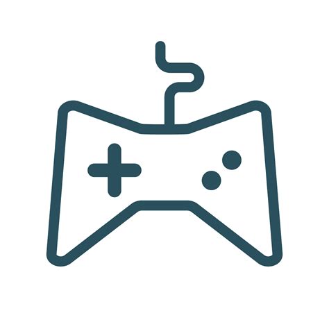 Corded game controller. Game symbol. Vector. 26531185 Vector Art at ...