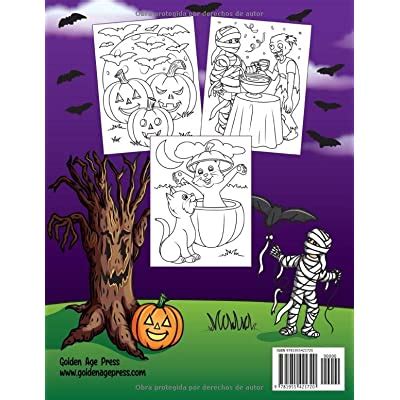 Buy Halloween Libro de Colorear Para niños de 4 a 8 años con