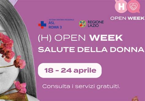 H Open Week Sulla Salute Della Donna Visite Gratis Nella Asl Roma