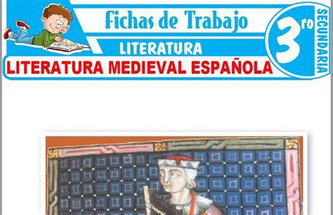 Literatura Medieval Española para Tercero de Secundaria Fichas de Trabajo