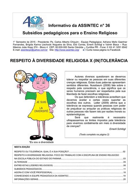 Respeito Diversidade Religiosa X In Toler Ncia Palavras M