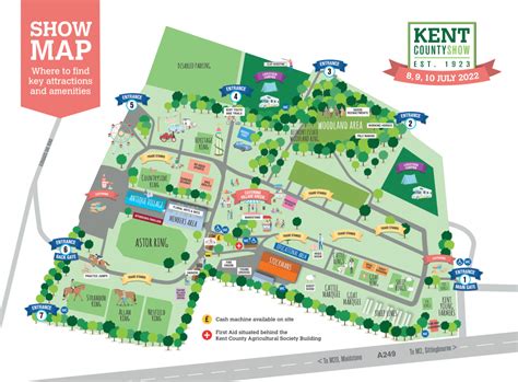 Show Map Kent County Agricultural Society