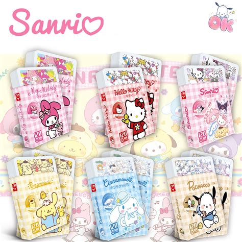 Adesivos Sanrio S Rie Papelaria Caixa De Presente Cont M Folhas De