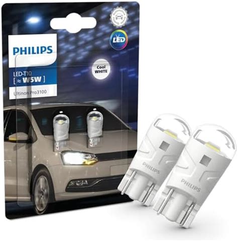 Philips Ultinon Pro3100 LED T10 Lampe De Signalisation Automobile W5W