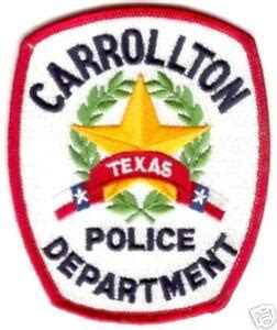 TX CARROLLTON TEXAS POLICE DEPARTMENT SHOULDER PATCH !! | eBay