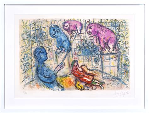 Marc Chagall Le Cirque The Circus From Cirque 1967 M506 Lithograph