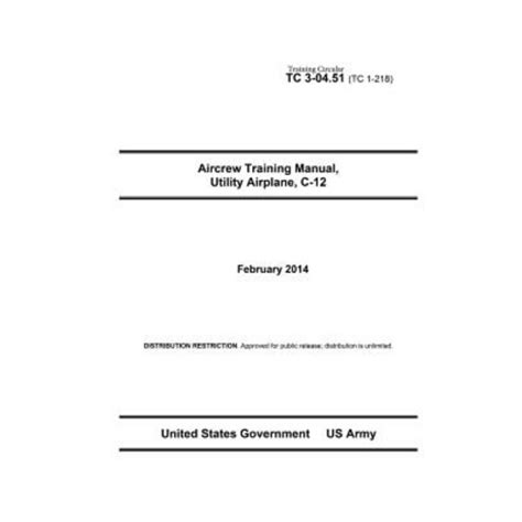 Training Circular Tc Tc Aircrew Training Manual Utility