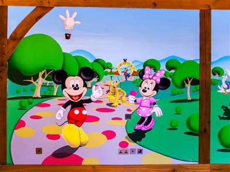 Mickey Mouse Clubhouse Mural Sacredart Murals Mickey Mouse Clubhouse Mickey Mouse Clubhouse