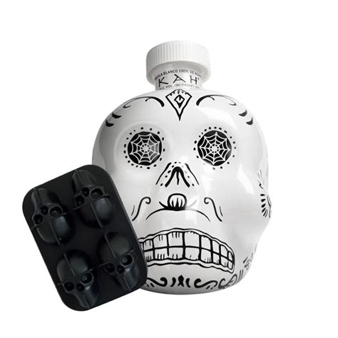 Kah Skull Blanco Tequila Cl Drinksupermarket