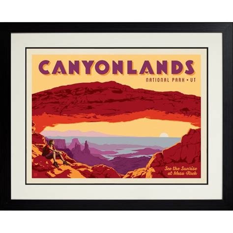 Anderson Design Group Vintage National Park Posters National Park