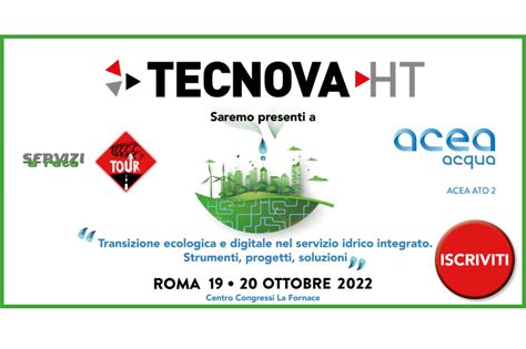 Si Saremo Presenti Al Convegno ACEA Ato2 Transizione Ecologica E