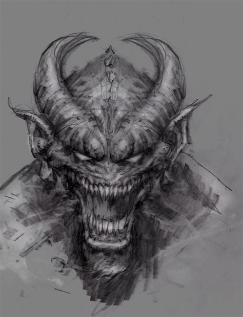 Demon Sketch by arjorda on DeviantArt