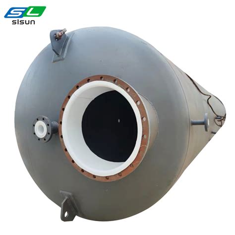 Asme Standard Carbon Steel Ptfe Lined Buffer Surge Vessel Tank China