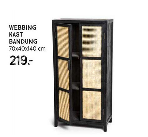 Webbing Kast Bandung 70x40x140 Cm Aanbieding Bij Xenos 1Folders Nl