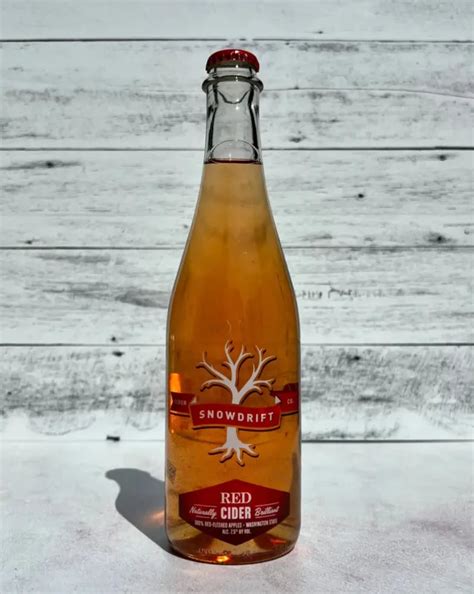 Snowdrift Cider Red Cider 2021 500 Ml Press Then Press Cider Shop