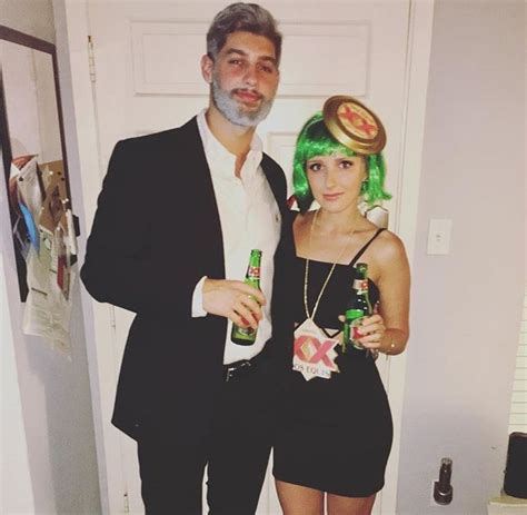 Couples Halloween costume - Most interesting man in the world & Dos Equis bottle | Cute couple ...