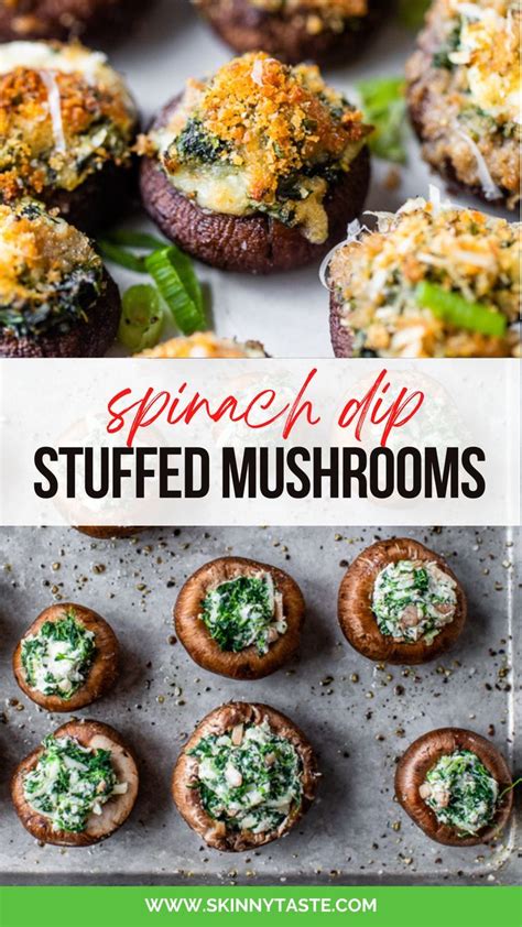 Spinach Dip Stuffed Mushrooms Artofit