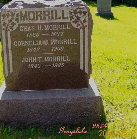 Charles H Morrill 1866 1887 Memorial Find A Grave