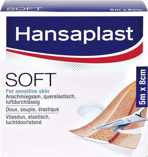 Hansaplast 1556527 Hansa Plast SOFT Plaster 5 M X 8 Cm Conrad