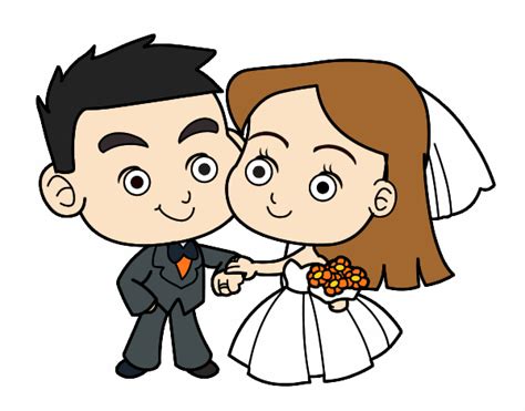 Noivinhos De Casamento Desenho Imagens Para Papelaria De Casamento