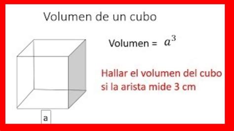 Formula Para Medir El Volumen De Un Cubo Catalog Library