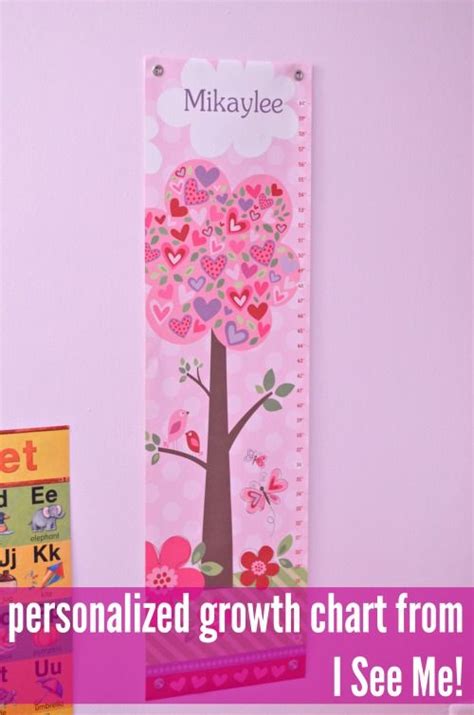 I See Me Growth Chart Growth Chart Personalized Growth Chart Chart