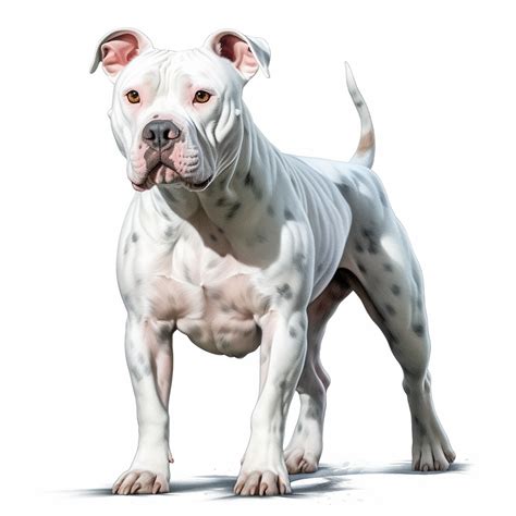 Pitbull Digital Painting And Drawing Clipart Full Body Hyper