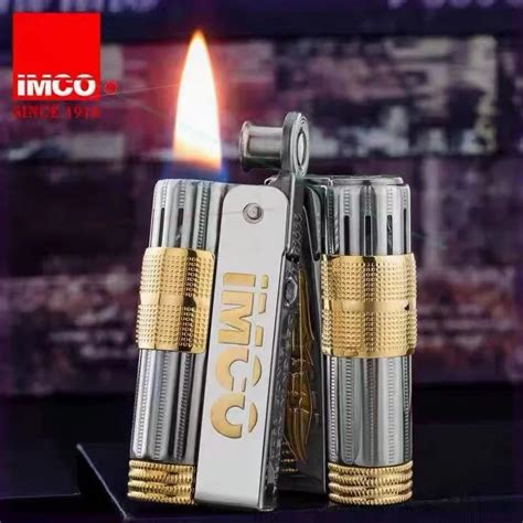 Original Imco Retro Stainless Steel Metal Lighter Austrian