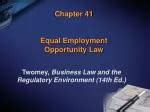 PPT Chapter 3 Equal Employment Opportunity PowerPoint Presentation