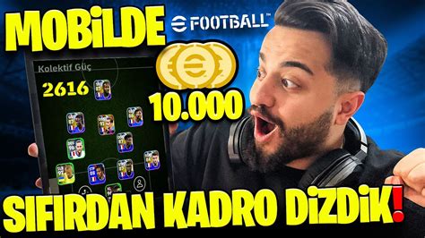 Lk Defa Efootball Mob Lden Oynadim Yen Kadromuzu Sifirdan Paketlerle