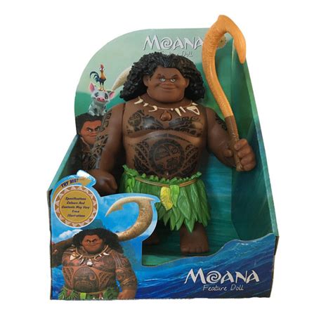 Disney Moana Singing Maui Action Figures Doll Kids Figurines Toy ...