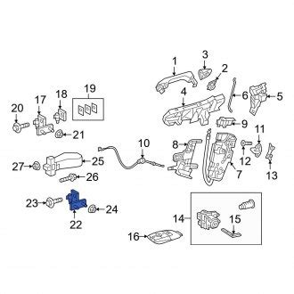 Mercedes GLB Class Door Hinges Pin Bushing Kits CARiD