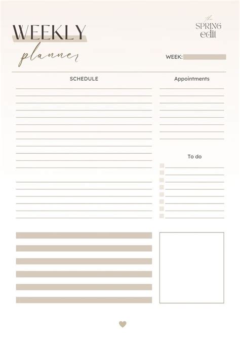 Planner | Planner, Daily planner pages, Study planner printable