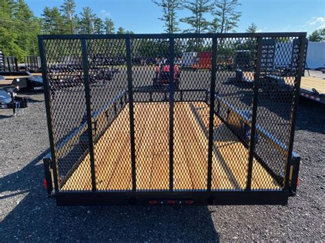 Triple Crown Trailers X Utility Trailer W Fold Flat Ramp