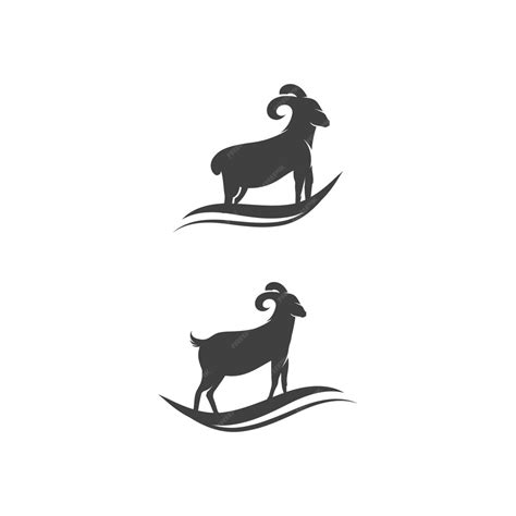 Premium Vector Goat Logo Template Vector Icon