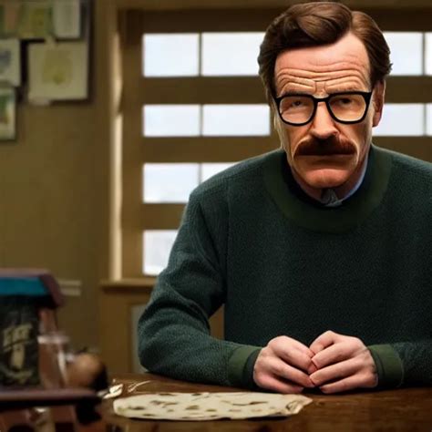 Bryan Cranston Dressed Up As Ned Flanders For The Stable Diffusion